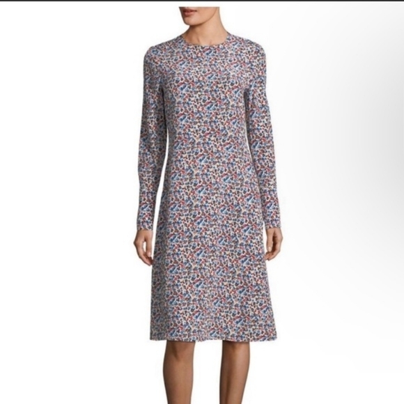 Tory Burch Dresses & Skirts - Tory Burch Carlotte Wildflower-Print Long-Sleeve Dress